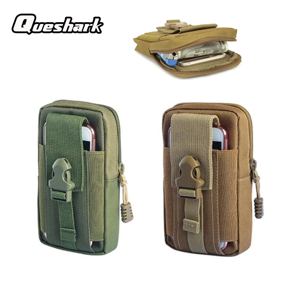 Camping-Bags Molle-Pouch Queshark 600d Nylon Military Tactical Outdoor Waterproof Professional