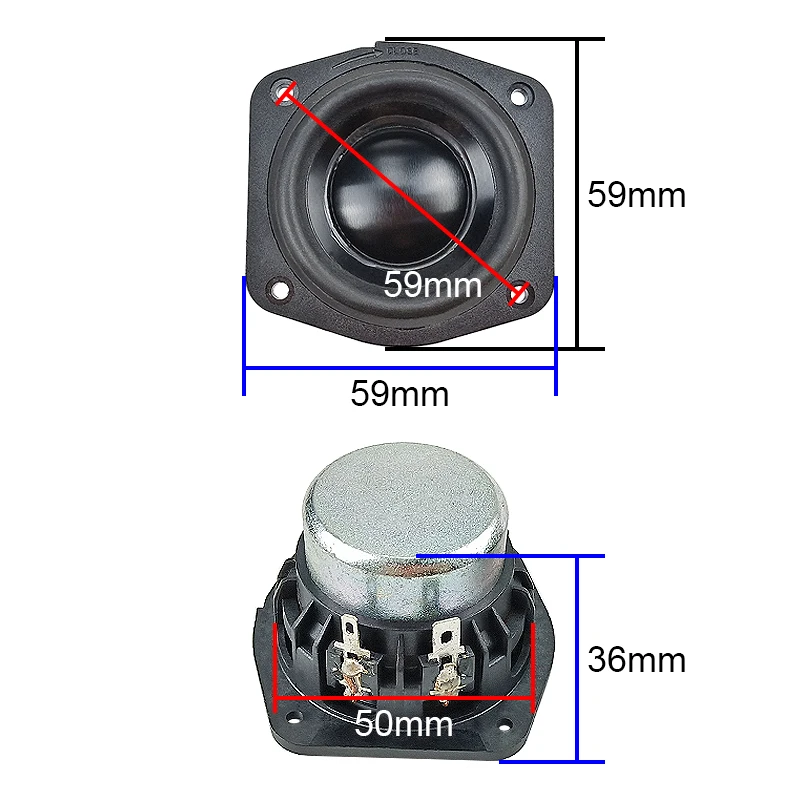 GHXAMP 2 INCH 4OHM Bluetooth Portable Speaker Full Range Neodymium Low Frequency LoudSpeaker For Peerless Speakers DIY 2PCS GHXAMP 2 INCH 4OHM Bluetooth Portable Speaker Full Range Neodymium Low Frequency LoudSpeaker For Peerless Speakers DIY 2PCS