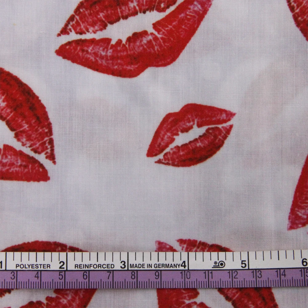 David accessories 50*145cm губы полиэстер хлопчатобумажная ткань для тканей детское