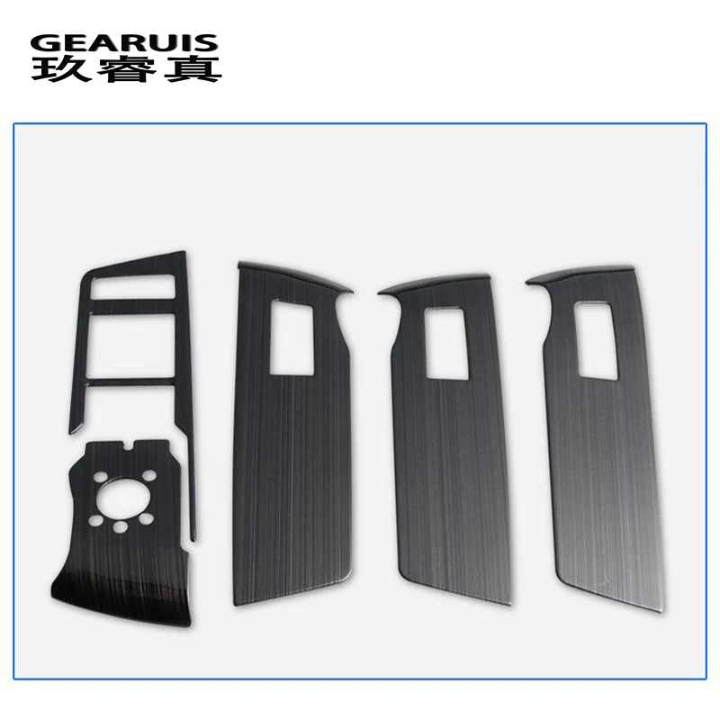 Black Автомобильный Стайлинг, нержавеющая сталь, дверь, подлокотник, панель, накладка, наклейка, Накладка для Audi Q3, оконное стекло, подъемные кнопки, авто аксессуары - Название цвета: Black