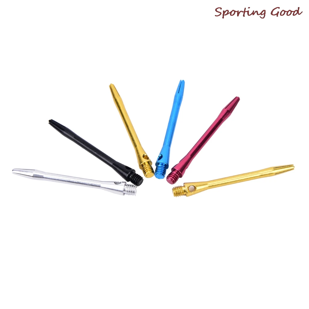 5PCS 알루미늄 다트 샤프트 다트 줄기 던지기 장난감 도매 5 색 드롭 배송