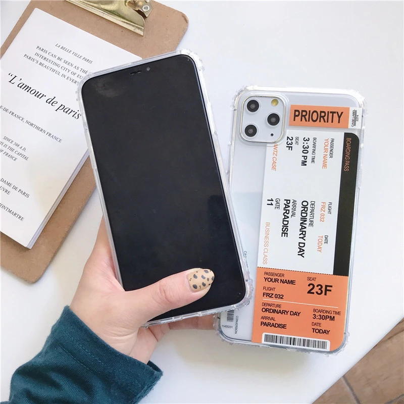 INS Hot city Label штрих-код чехол для телефона для iPhone 11 Pro XS MAX XR X 7 8 Plus роскошный мягкий силиконовый прозрачный противоударный чехол