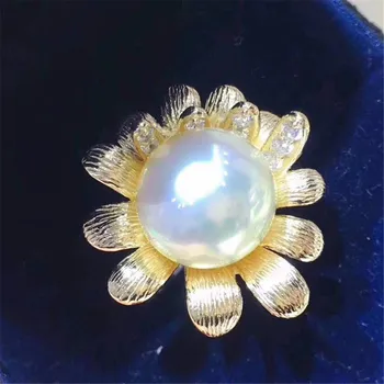 

Classic Sterling Silver 925 Adjustable Ring Accessories Women Wedding Pearl Simple Silver Zircon Ring Jewelry