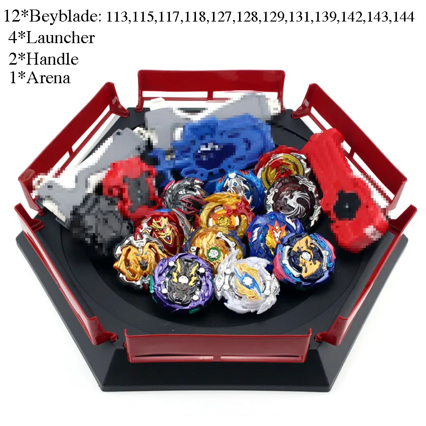 Beyblade лопающиеся игрушки бейблейд, Арена хранения коробка пусковая Toupie Металл Fusion Бог игрушка волчок подарки для мальчиков - Цвет: 12pcs