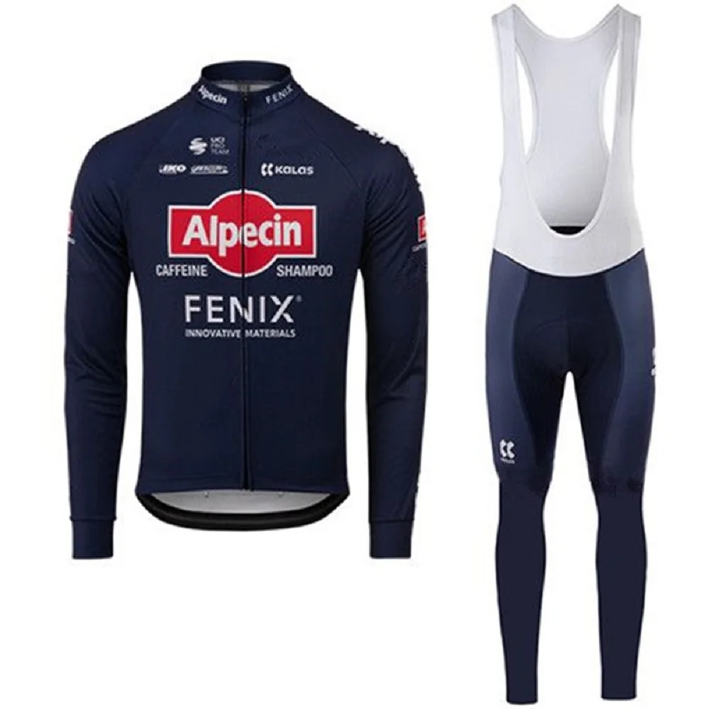 Alpecin Fenix 2020 Велоспорт Джерси с длинным рукавом Костюм дышащий летний велосипед MTB