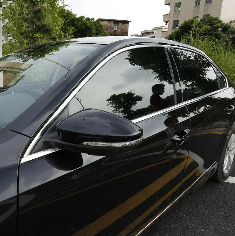 Car modification Car accessories Stainless Steel Window Strip Cover Trim For Volkswagen Passat