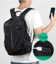 New Backpack Casual Travel Business Large Capacity Laptop Backpack USB Multi-function Waterproof Fashion Student Backpack