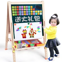 Saors магнитная двусторонняя детская чертежная доска мольберта домашнего обучения маркерная доска рукописный картина маленькая Blackboar