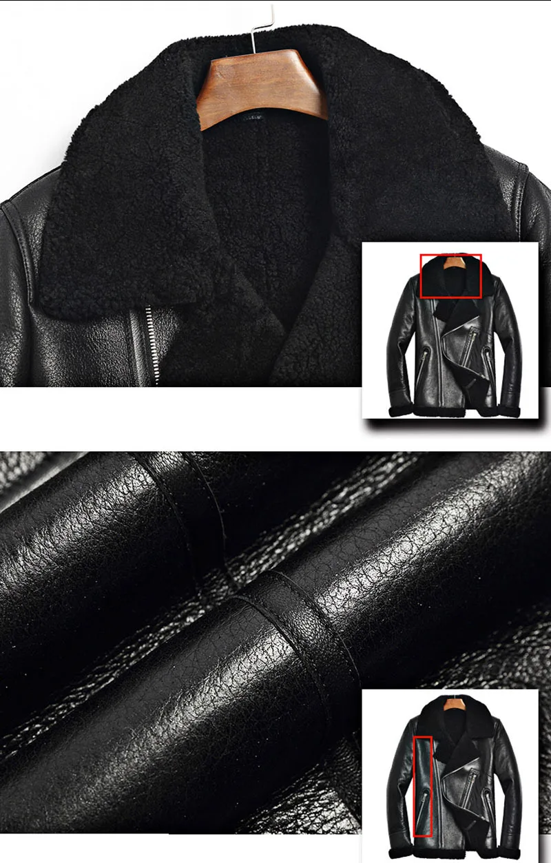 Натуральная кожа, мужское пальто, овчина, настоящая овчина, мужская куртка, пальто из натурального овечьего меха для мужчин, высокое качество, модное зимнее пальто