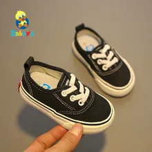 BABAYA/Обувь для маленьких девочек; Новинка г.; Осенняя дышащая детская парусиновая обувь с мягкой подошвой; обувь для малышей; милая обувь для маленьких мальчиков