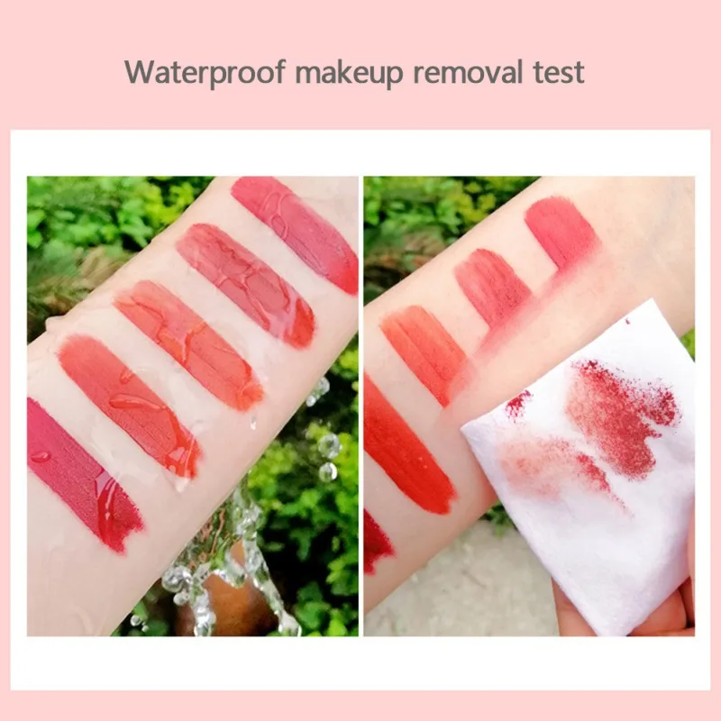 Duração à Prova Gloss Labial Fosco Longa Dset Água Batom Definir Brilho 2021 Novo 6 Gloss labial fosco longa duração à prova