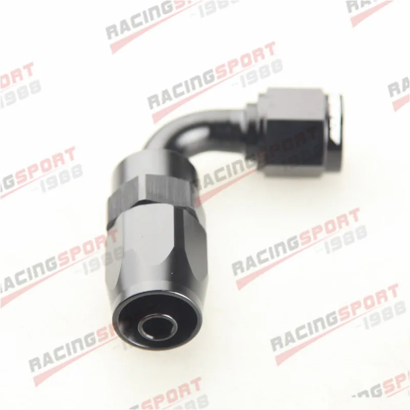 6 AN AN 6 90 DEGREE SWIVEL OIL FUEL LINE HOSE END FITTING ADAPTOR SHD