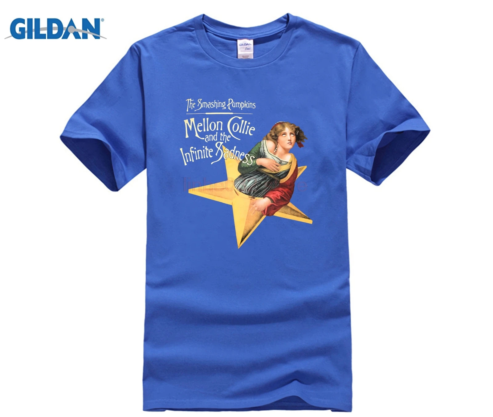 THE-SMASHING-PUMPKINS-MELLON-COLLIE-AND-THE-INFINITE-SADNESS-NEW-BLACK-T-SHIRT-Summer-Style-Hip | Мужская одежда