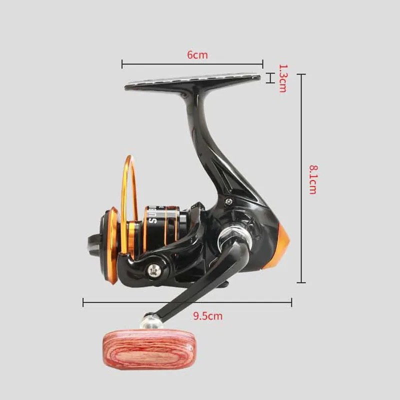 800 series Small Spinning Fishing Reel Metal Coil 5KG Max Drag Ice Lure Saltwater Freshwater Small Fishing Wheel spinning fishing reels fishing reels
