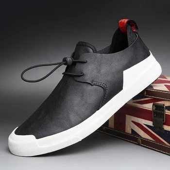 British Style Men s Simple Casual Shoes Spring Autumn Period Men s Leisure Shoes Luxury