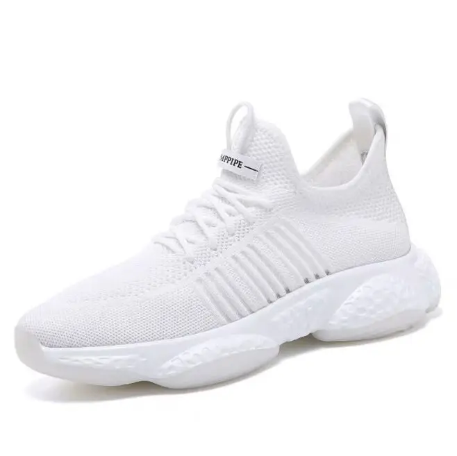 s2 white Мужская дышащая удобная повседневная обувь; модная мужская парусиновая Обувь На Шнуровке; износостойкие мужские кроссовки; zapatillas deportiva - Цвет: s2 white