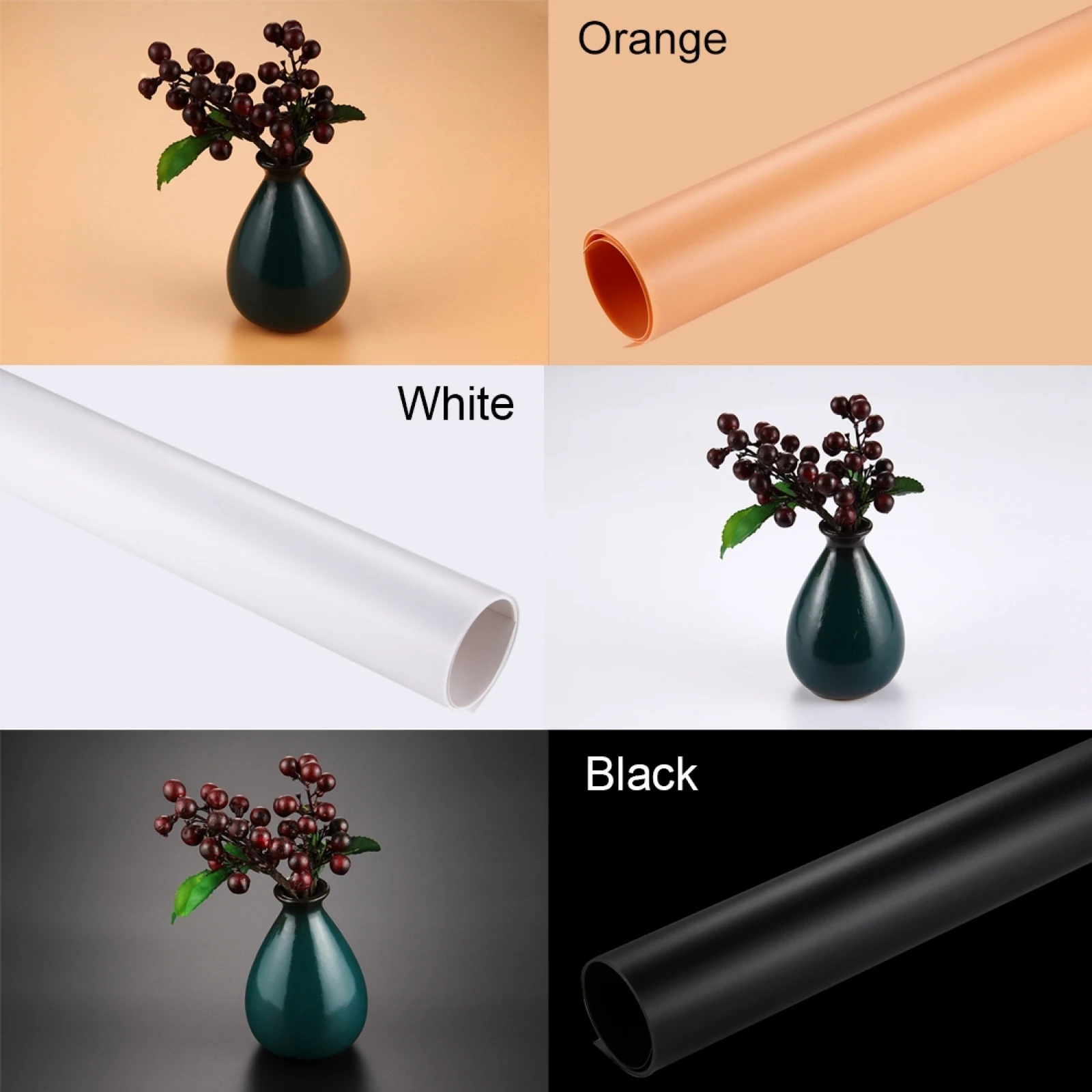 Photo Backdrop Photography Background PVC Paper Kits For Studio Tent Box Size: 156cm x 80cm / 121cm x 58cm