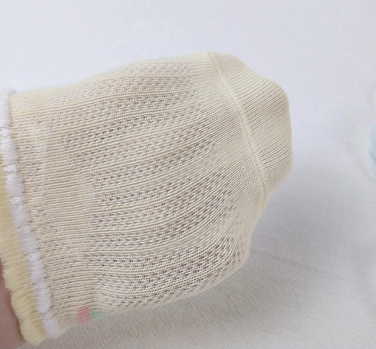 Thin 0-6 Month Men And Women BABY'S Socks Combed Cotton Strawberry Infant Mesh Socks Breathable Haining Children's Socks