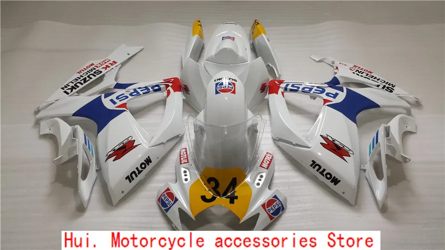 ABS впрыск Наборы для Suzuki GSXR600 750 k6 06 07 год 06 07 R 600 GSXR750 K8 06 07 мото обтекатель - Цвет: 3