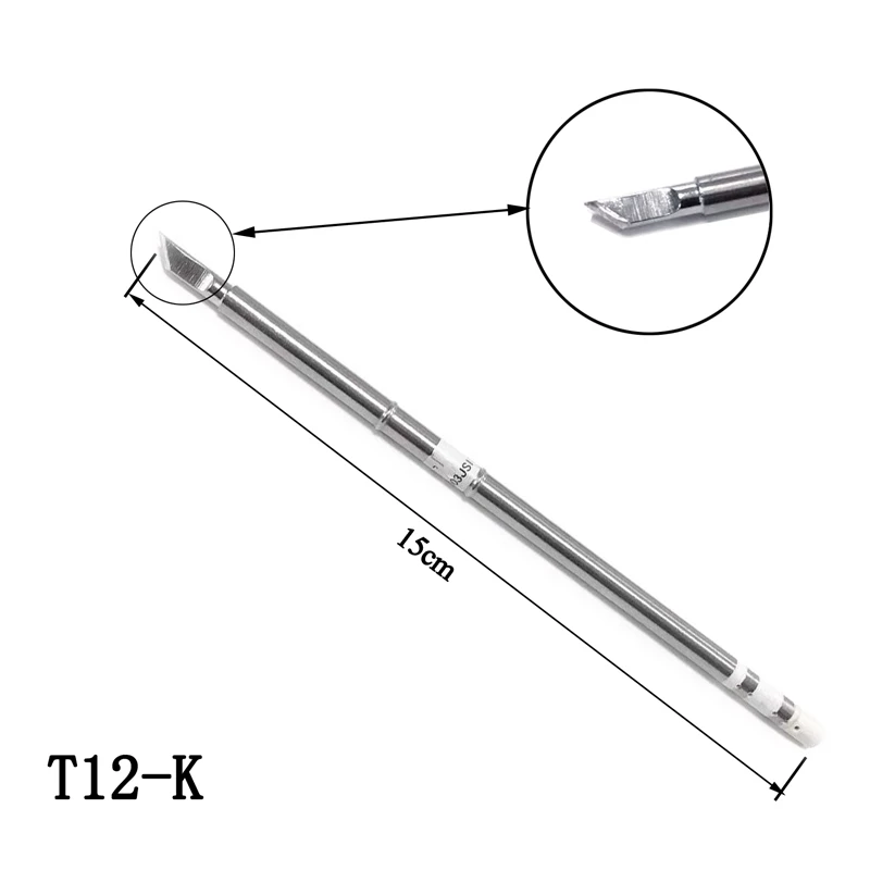 low temp solder paste 3Pcs T12 Series Iron Tip T12-K KU KF for HAKKO Solder Iron Tips Soldering Welding Stings welding rods