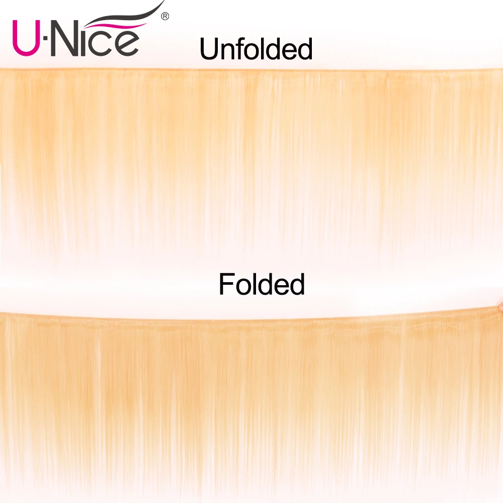 Волосы UNICE малайзийских человеческих Инструменты для завивки волос 613 Мёд светлые прямые волосы пряди 1/3/4 шт. Волосы remy Пряди 16-24 дюймов
