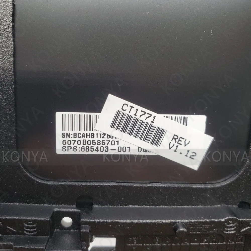 HP EliteBook 2570p Base Plastics Bottom Tray Chassis 6070B0585701 685403-001 