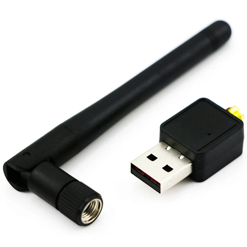 Мини USB Wifi адаптер 150 Мбит/с 2 дБ WiFi ключ MT7601 wi-fi приемник беспроводная сетевая