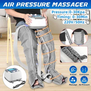 

6 Air Chambers Leg Compression Massager Vibration Infrared Therapy Arm Waist Pneumatic Air Wraps Relax Pain Relief Massagers