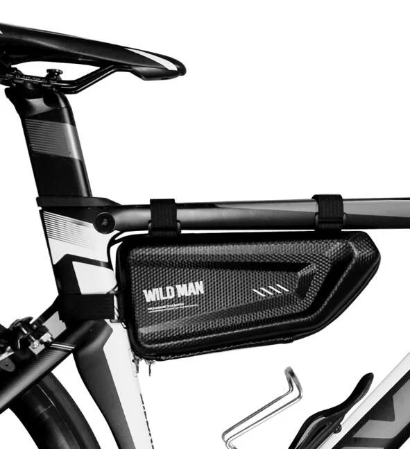 

Mountain Bike Front beam Bag 1.5L Triangle Hard Shell Bicycle Pocket Waterproof Crush Resistant Case Cycling Accessories