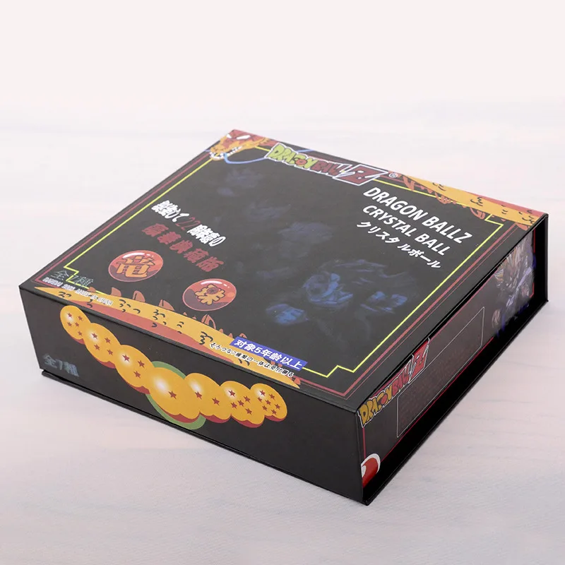 7 шт./компл. Dragon Ball Z 1-7stars мяч брелок 3 размера вариант 3,5 см/4,5 см/5,7 см коробка посылка