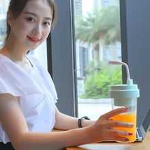 Портативный блендер, USB соковыжималка для фруктов, Мини Персональный блендер, маленький блендер, Аккумуляторный Миксер для коктейлей и смузи, водонепроницаемая соковыжималка C