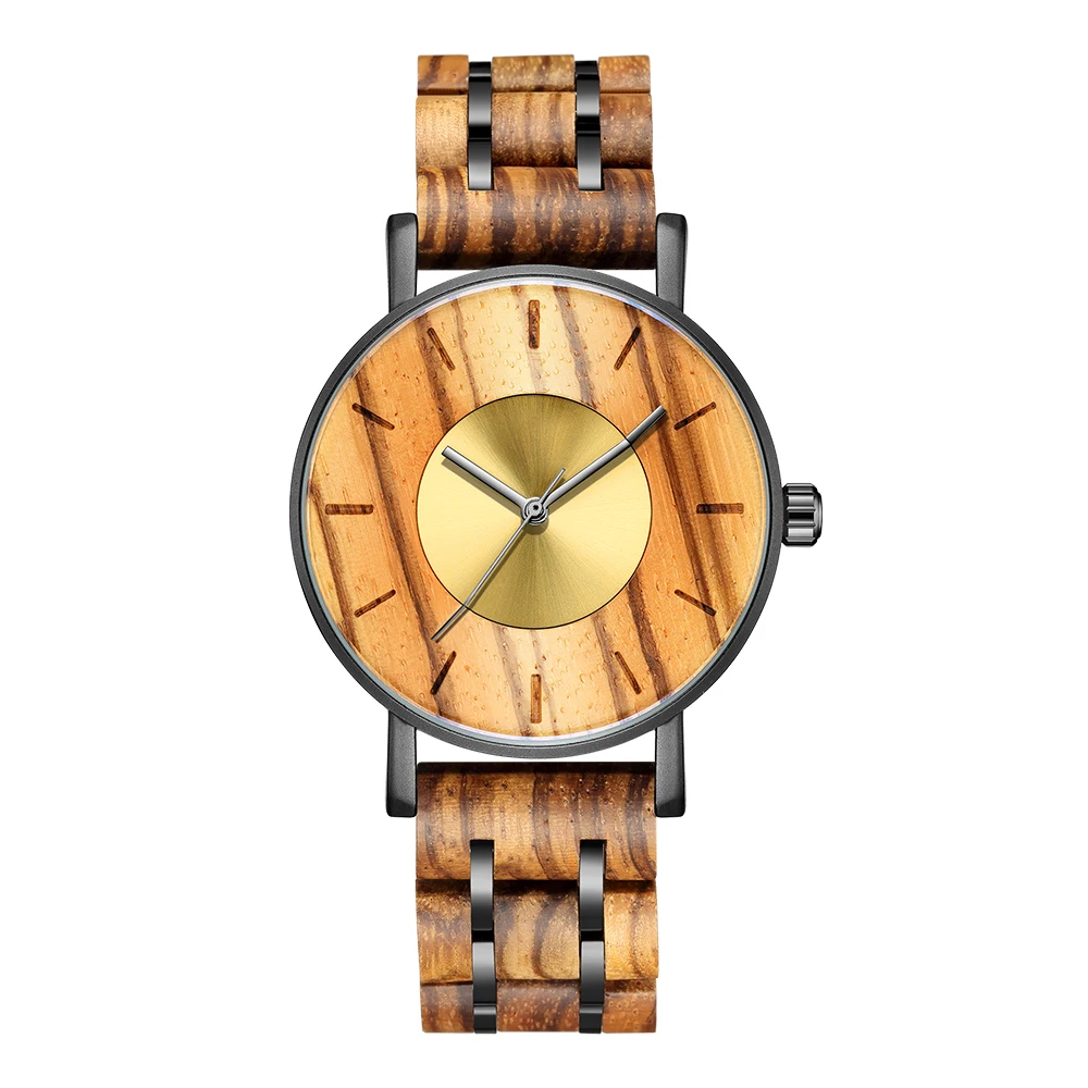 Top Brand Wooden Watch Men Wood Quartz Watches Luxury Military Sports Watch Waterproof Clock Male Business Relogio Masculino