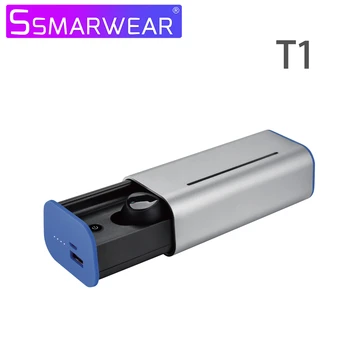 

Bluetooth Earphone In-ear HIFI Stereo TWS Wireless Bluetooth 5.0 Noise Reduction Headset Dual Microphone With Charging Box T1