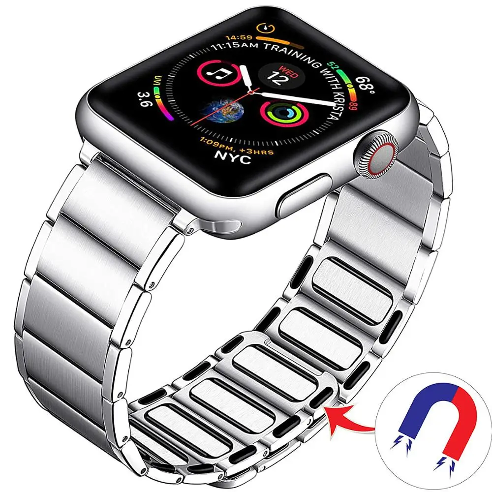 Ремешок для Apple Watch 38 мм/42 мм 40 мм/44 женщин и мужчин нержавеющая сталь