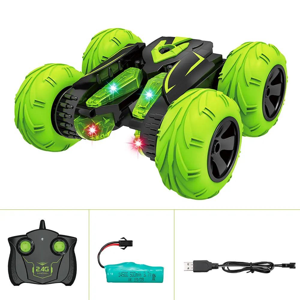 2,4 Ghz RC автомобиль 3D вращающийся Дрифт трюк RC гоночный автомобиль Дрифт автомобиль светодиодный флип деформационный автомобиль робот пульт дистанционного управления электрические игрушки