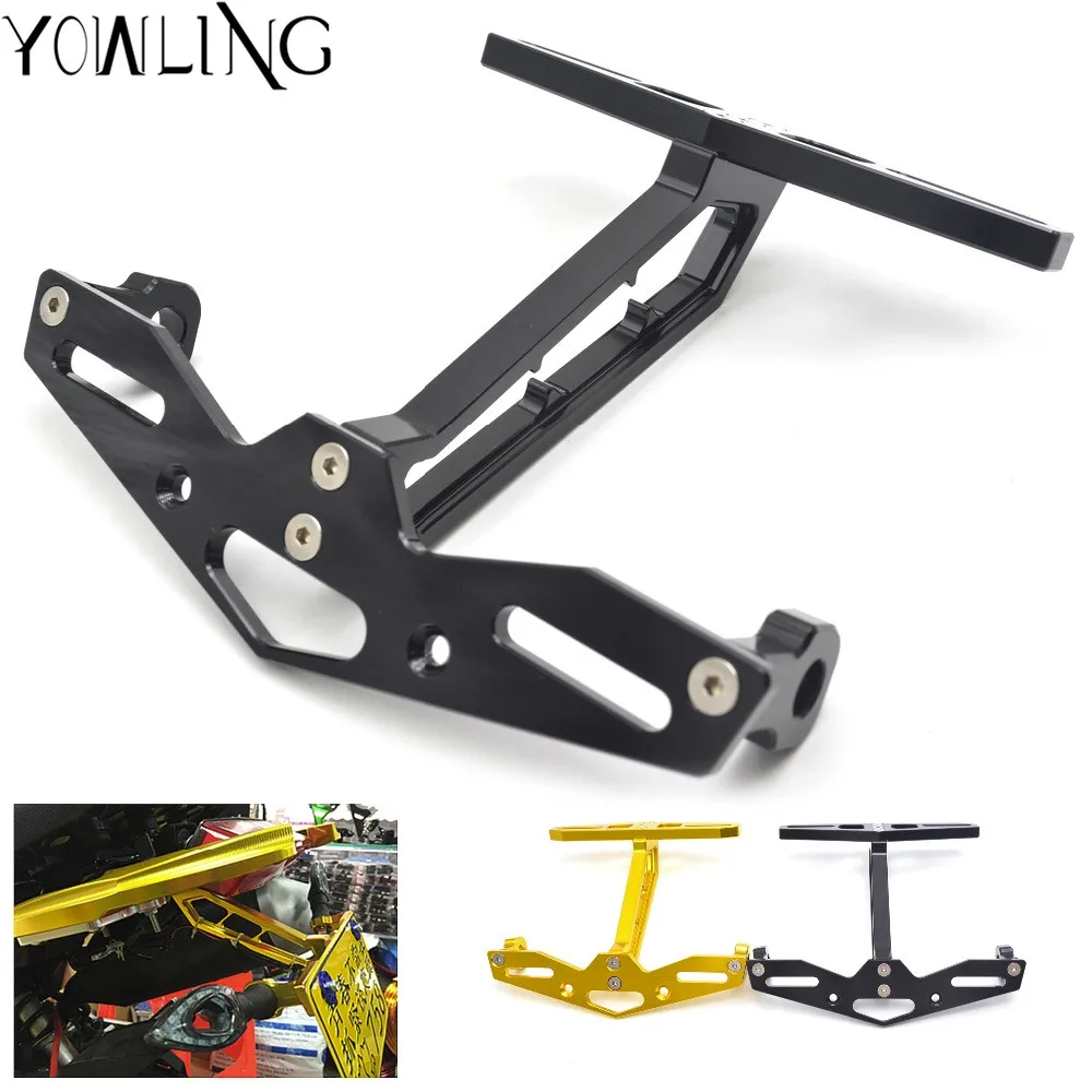 Universal Motorcycle license plate frame equipped steering lamp license For Honda MSX125 MSX300 MSX 125 PCX125 CBR1000RR ER-6N