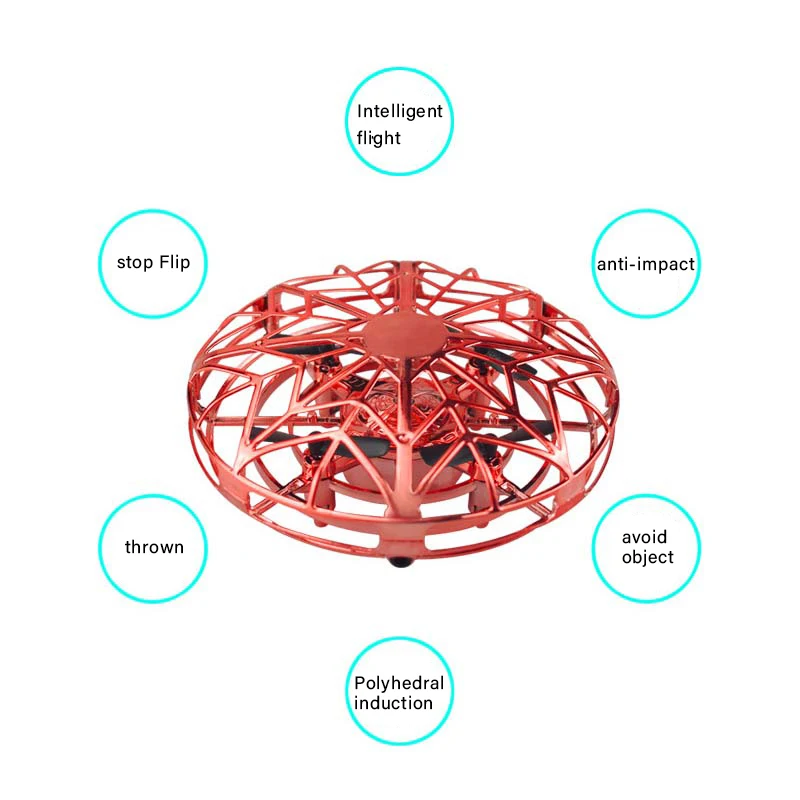 Mini Drone UFO Hand Operated RC Helicopter Quadrocopter Dron Infrared Induction Aircraft Flying Ball Toys For Kids Mini Drone UFO Hand Operated RC Helicopter Quadrocopter Dron Infrared Induction Aircraft Flying Ball Toys For Kids