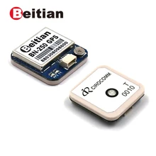 Beitian 25*25*6mm, módulo gps, nível uart ttl, glonass gps módulo com flash, cirocomm 0010 antena, BN-250