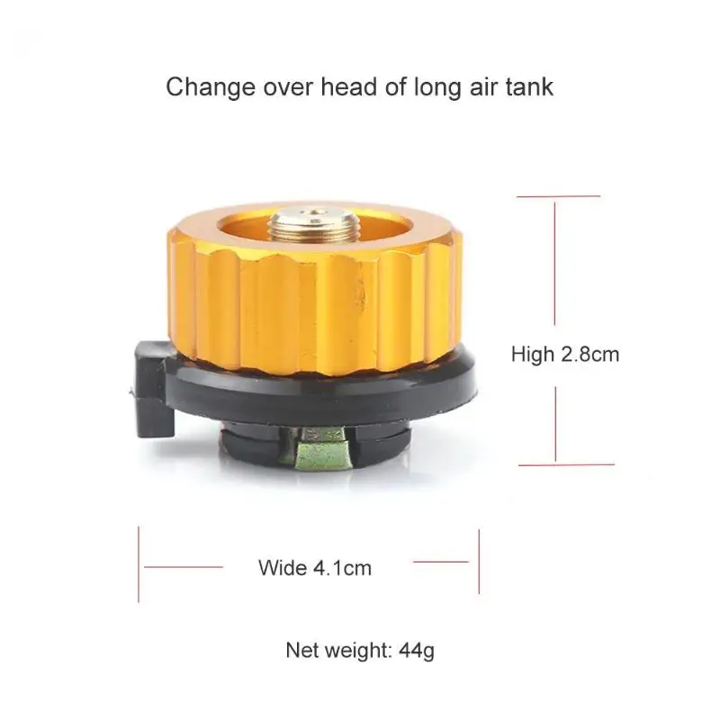 Прочный газовый переходник для газовой плиты Многофункциональный Открытый Кемпинг Сплит Тип Печи адаптер разъем автоотключение Бензобак адаптер