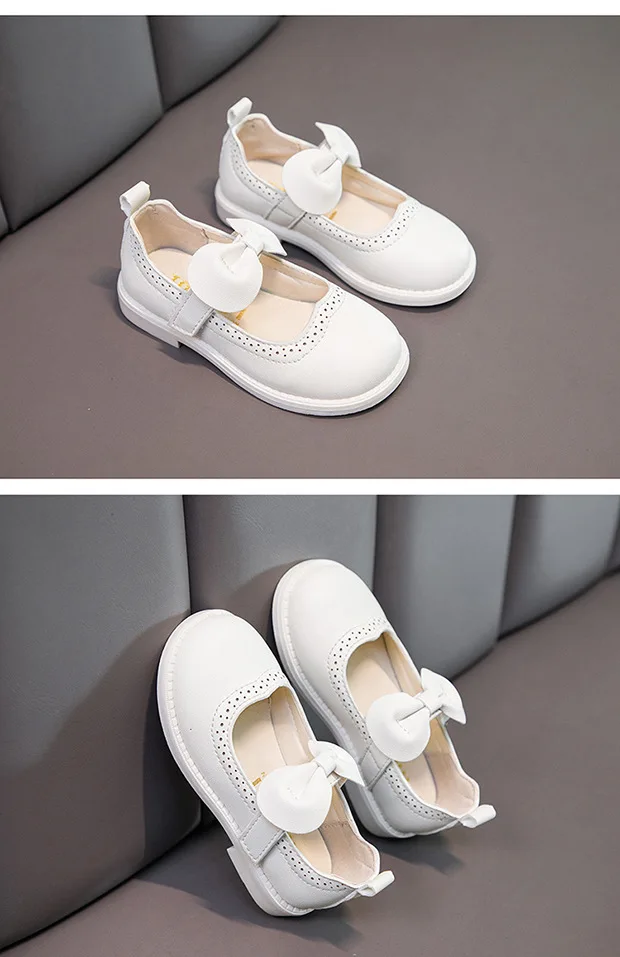 Spring Autumn Children Baby Bowknot Princess Leather Shoes For Kids Girls children's shoes for sale