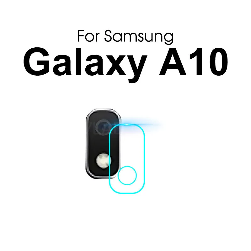 2 шт. Камера объектив Экран протектор для samsung Galaxy A10 A30 A40 A50 A70 A80 A90 A6 A7 A8 A9 защитная пленка из закаленного стекла - Цвет: For Galaxy A10