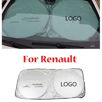 

Car Sunshade Sun Shade Windshield For Renault Clio 2 3 4 5 Duster Espace Koleos Logan Megane Trafic Talisman Laguna 2 3 4