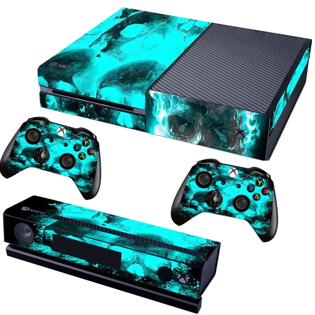 Виниловая наклейка для кожи, Защитная пленка для Xbox One консоли+ 2 контроллера, геймпад, защитный