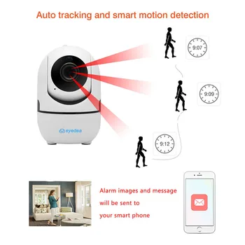 

AI Smart Auto Track WIFI 1080P 2.0MP 720P Wireless Security IP Network CCTV Camera Video Surveillance Baby Monitor Indoor 64G