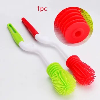 

Multi-functional Baby Cup Household Kitchen Feeding-bottle Brush Portable Food-grade Silicone Cleaning Tool Scrubbing Soft