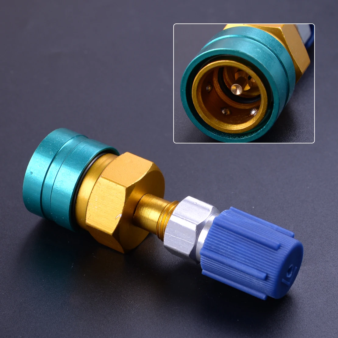 CITALL R1234YF 7*2 см низко-боковая муфта к R134A шланговый адаптер Быстрый фитинг Соединительный инструмент
