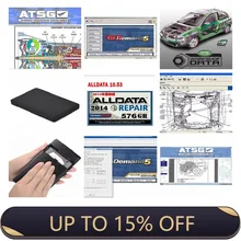 

Alldata V10.53 DHL Free Ship 2021 lldata+Mit//chell 2015+ImmoKiller+tecdoc+Vivid+Heavy+EtttTK Auto Repair Software 24in1TB HDD