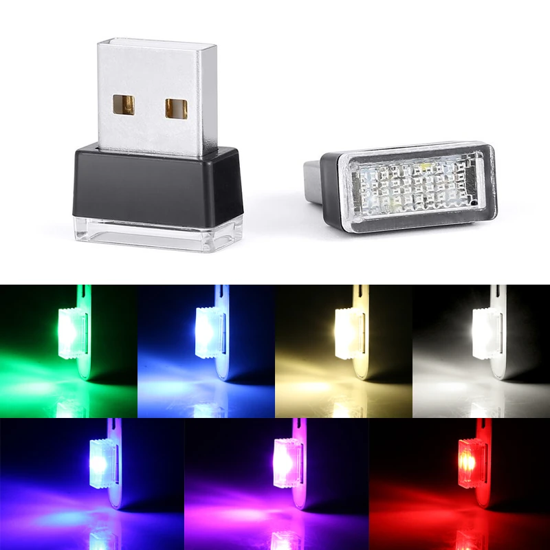 

LED Car USB Light Auto Accessorie Interior Car Lighting Neon Blue Luminaria For BMW M Hamann E36 E46 E39 E60 E53 E34 E90 F10 E70