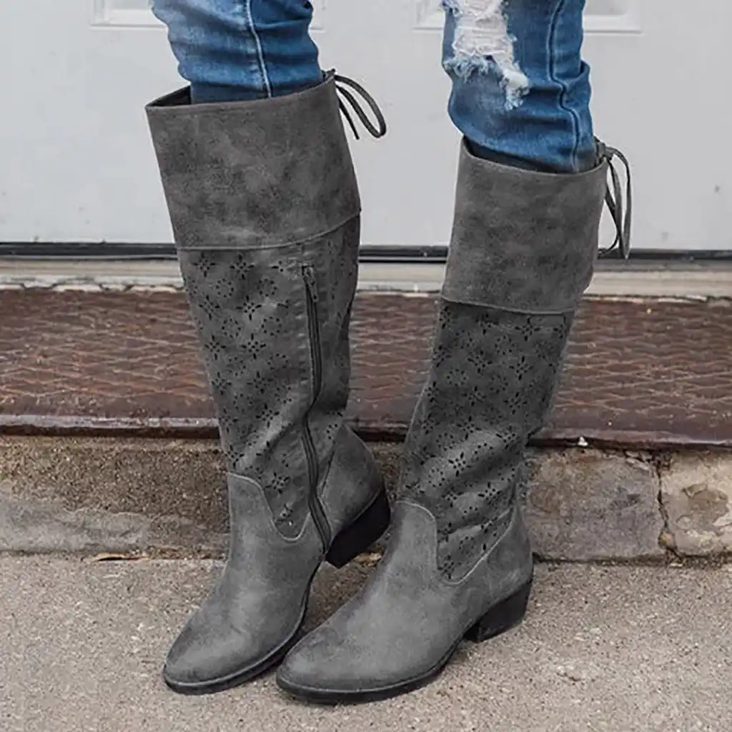 stylish long boots