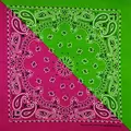 Green Rose red